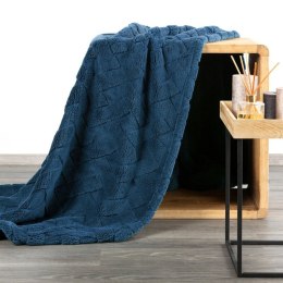 KOC D91 CARO 200 X 220 CM GRANATOWY