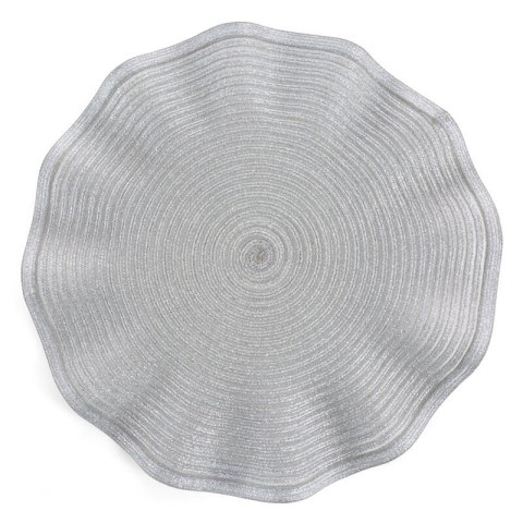 PODKŁADKA JUNE O 38 CM SREBRNY