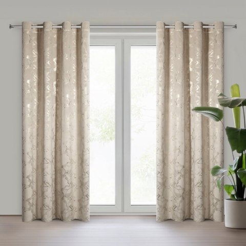 ZASŁONA GOTOWA RAJA 140 X 250 CM BEŻOWY
