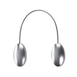 UPINACZ DEKORACYJNY Z MAGNESEM 3 X 15 CM SREBRNY