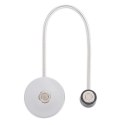 UPINACZ DEKORACYJNY Z MAGNESEM 5 X 17 CM SREBRNY