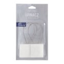 UPINACZ DEKORACYJNY Z MAGNESEM 6 X 14 CM BIAŁY