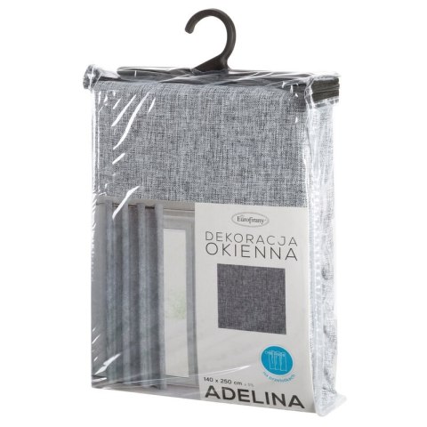 ZASŁONA GOTOWA ADELINA 140 X 250 CM STALOWY