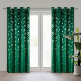 ZASŁONA GOTOWA RAJA 140 X 250 CM CIEMNOZIELONY