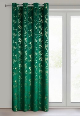 ZASŁONA GOTOWA RAJA 140 X 250 CM CIEMNOZIELONY