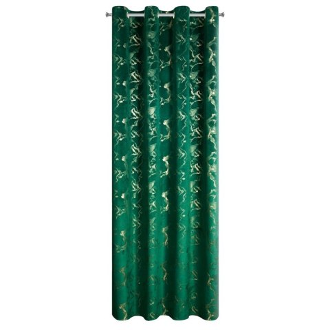 ZASŁONA GOTOWA RAJA 140 X 250 CM CIEMNOZIELONY