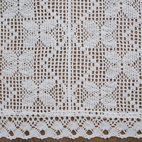 OBRUS MARTHA 40 X 180 CM BIAŁY