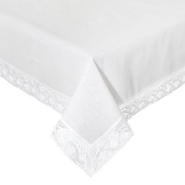 OBRUS SUSAN 140 X 220 CM BIAŁY