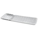PATERA DEKORACYJNA SOLEN (01) 39 X 13 X 3 CM SREBRNY