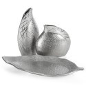 WAZON DEKORACYJNY ALIRA (01) 20 X 8 X 19 CM SREBRNY