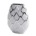 WAZON DEKORACYJNY SAELA (02) 25 X 11 X 34 CM SREBRNY