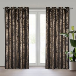 ZASŁONA GOTOWA DARA 140 X 250 CM CZARNY