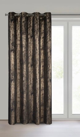ZASŁONA GOTOWA DARA 140 X 250 CM CZARNY