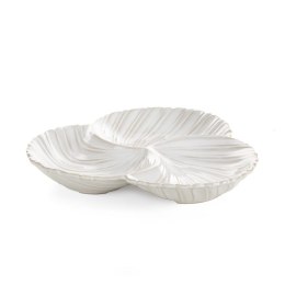 PATERA DEKORACYJNA AVRIL 25 X 25 X 4 CM KREMOWY