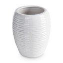 WAZON DEKORACYJNY ARIA (03) O 14 X 17 CM BIAŁY