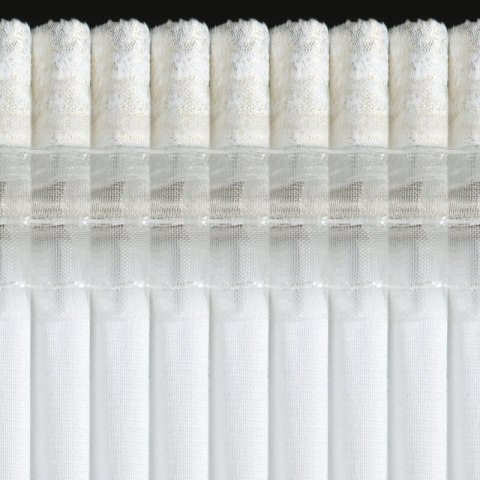 ZASŁONA GOTOWA AVENA NA TAŚMIE 135 X 270 CM BIAŁY