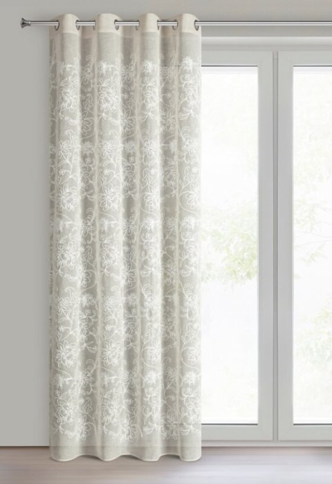 ZASŁONA GOTOWA LILY 140 X 250 CM BEŻOWY