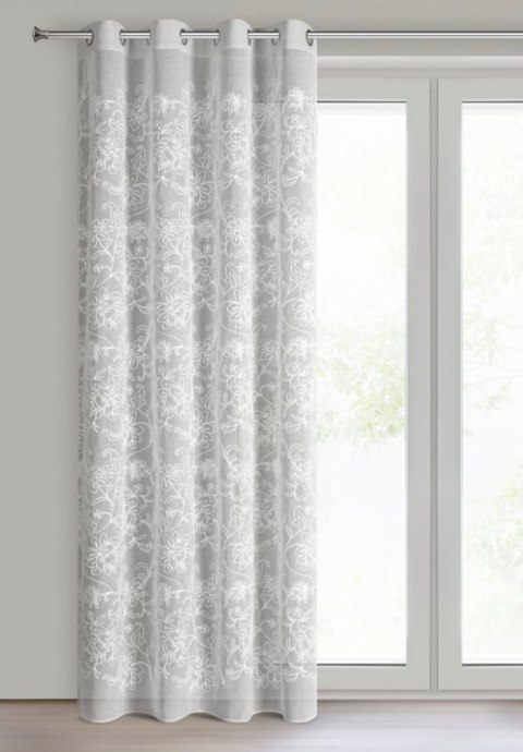 ZASŁONA GOTOWA LILY 140 X 250 CM BIAŁY