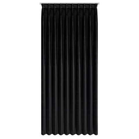 ZASŁONA GOTOWA MELANIE 125 X 270 CM CZARNY