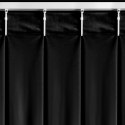 ZASŁONA GOTOWA MELANIE 125 X 270 CM CZARNY