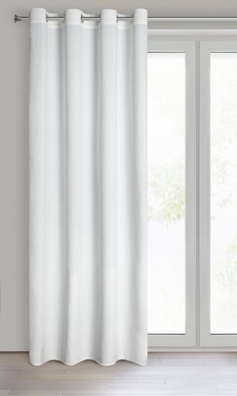 ZASŁONA GOTOWA MELANIE 140 X 260 CM BIAŁY