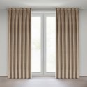 ZASŁONA GOTOWA MELANIE 80 X 270 CM CIEMNOBEŻOWY
