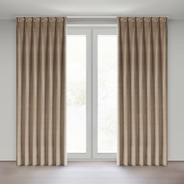 ZASŁONA GOTOWA MELANIE 80 X 270 CM CIEMNOBEŻOWY