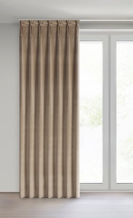 ZASŁONA GOTOWA MELANIE 80 X 270 CM CIEMNOBEŻOWY