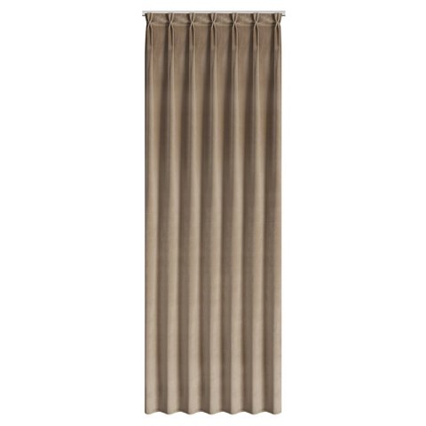 ZASŁONA GOTOWA MELANIE 80 X 270 CM CIEMNOBEŻOWY