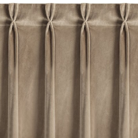 ZASŁONA GOTOWA MELANIE 80 X 270 CM CIEMNOBEŻOWY