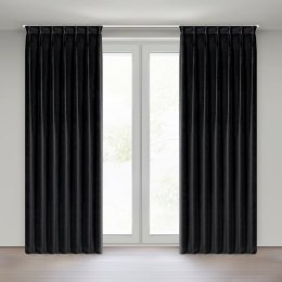ZASŁONA GOTOWA MELANIE 80 X 270 CM CZARNY