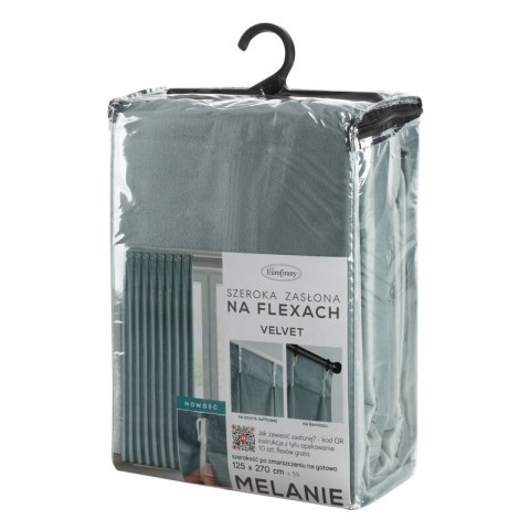 ZASŁONA GOTOWA MELANIE 80 X 270 CM SZARY