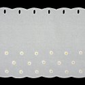 FIRANA GOTOWA BELLIS NA TAŚMIE 150 X 70 CM BIAŁY