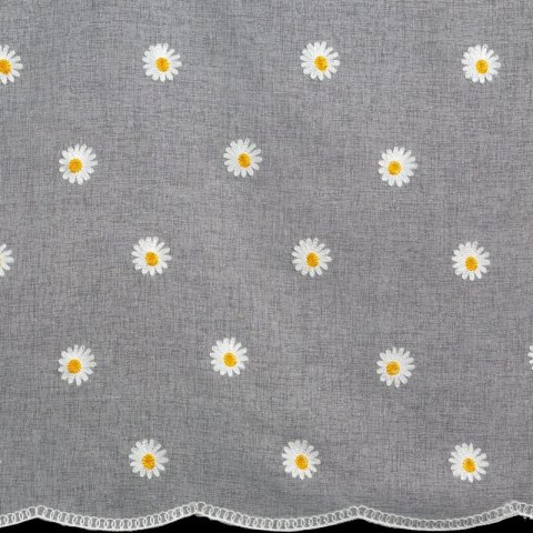 FIRANA GOTOWA BELLIS NA TAŚMIE 350 X 145 CM BIAŁY