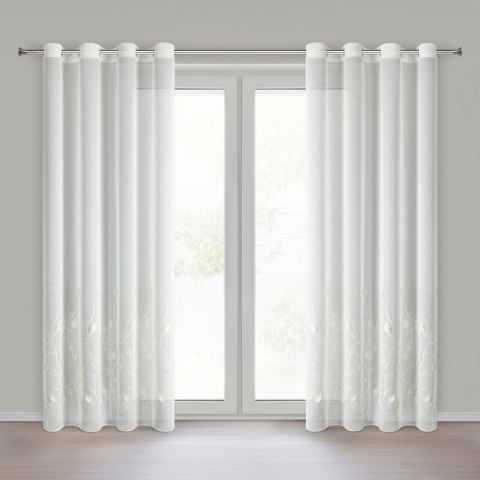 FIRANA GOTOWA BROKLYN 140 X 250 CM BIAŁY