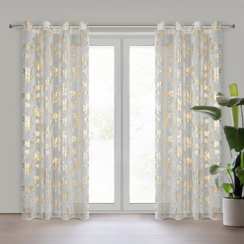 FIRANA GOTOWA DELIA 140 X 250 CM BIAŁY