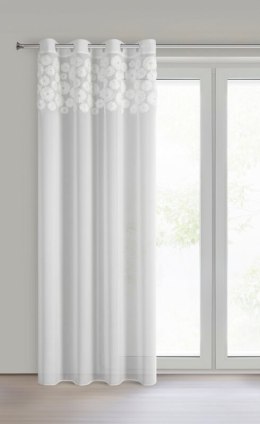 FIRANA GOTOWA GISELA 140 X 250 CM BIAŁY