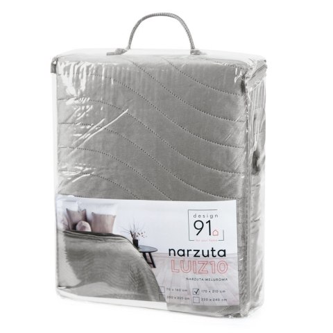 NARZUTA D91 LUIZ10 170 X 210 CM SREBRNY