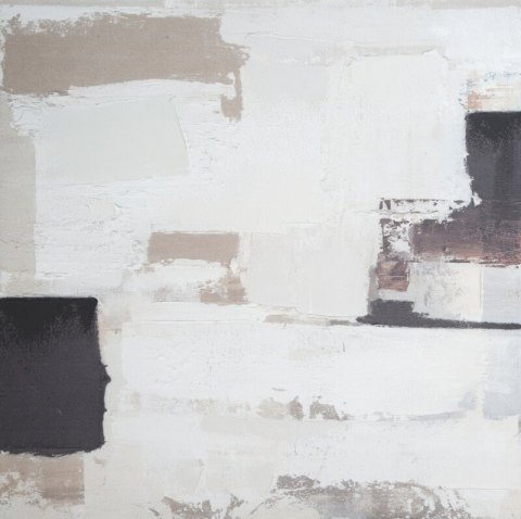 OBRAZ 684 80 X 80 CM KREMOWY