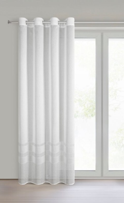 ZASŁONA GOTOWA ELIRA 140 X 250 CM BIAŁY