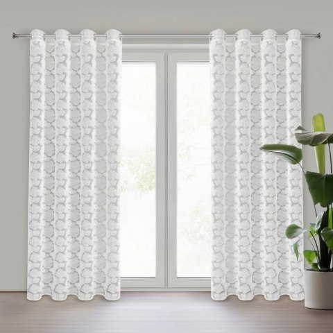 ZASŁONA GOTOWA JASMIN 1 140 X 250 CM BIAŁY