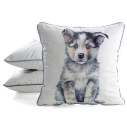 POSZEWKA ANIMAL 83 45 X 45 CM BIAŁY