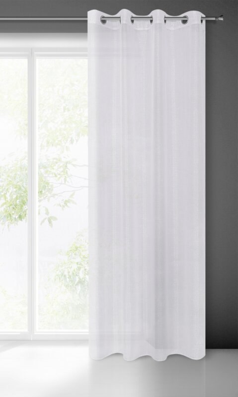 ZASŁONA GOTOWA EMMA 140 X 250 CM BIAŁY