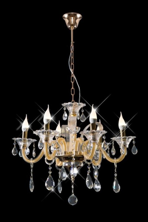 LAMPA GLITTER (2) O 70 X 52 CM ZŁOTY