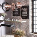 LAMPA LUCY (01) FI 20 X 21 CM MIEDZIANY