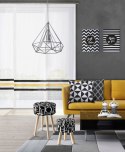 LAMPA WIRE (03) FI 36 X 62 CM SREBRNY