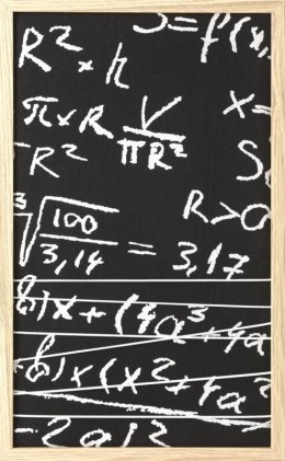 OBRAZ MATH (1) 33 X 55 CM CZARNY