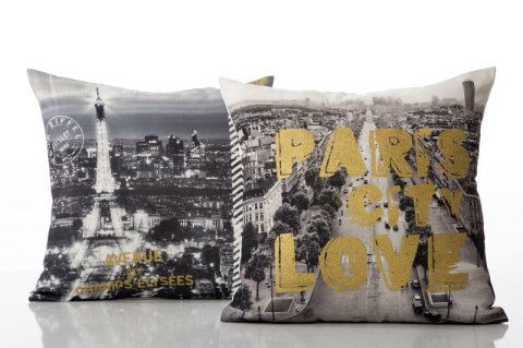 POSZEWKA PARIS 8 40 X 40 CM BIAŁY