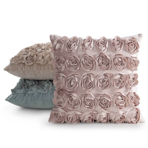 POSZEWKI ROSES 1 45 X 45 CM MIĘTOWY