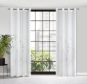 FIRANA GOTOWA ISABEL 140 X 250 CM BIAŁY